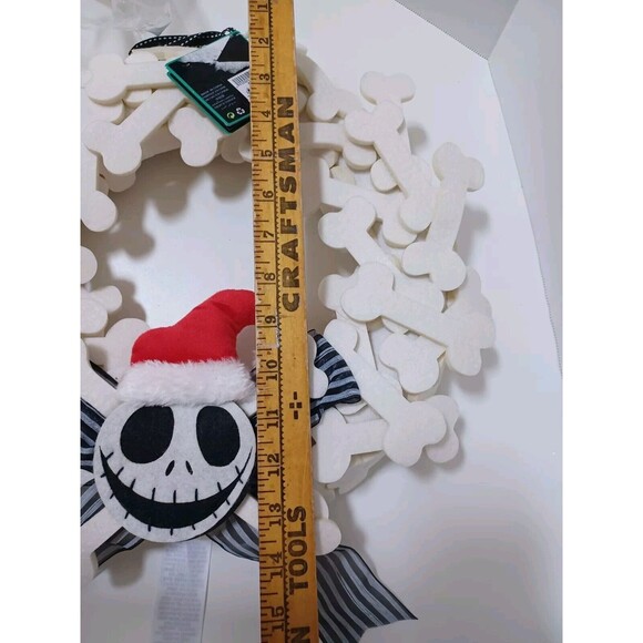 BNWT‎ Disney The Nightmare Before Christmas Jack Skellington Christmas Wreath - Picture 4 of 6